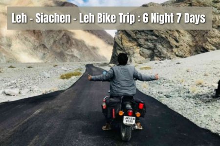 Leh – Siachen – Leh Bike Trip : 6 Night 7 Days